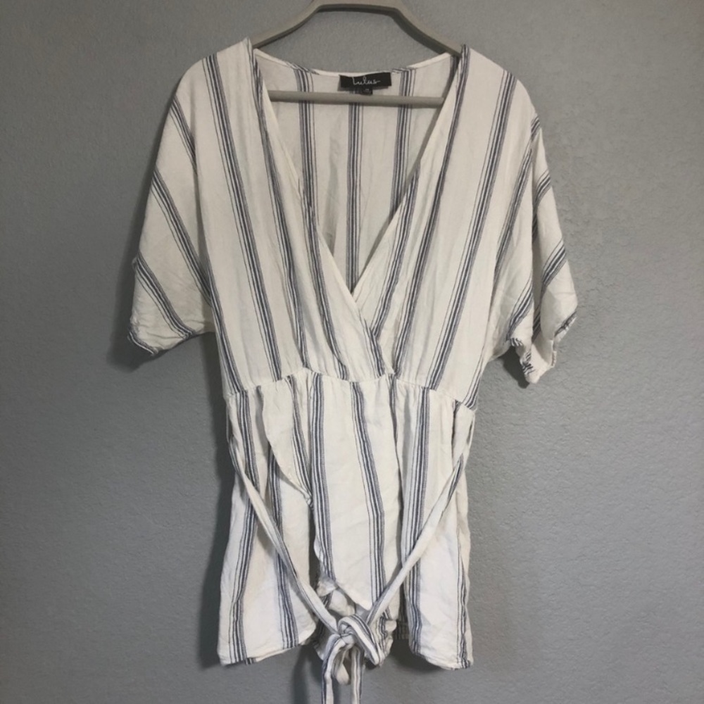 Striped Romper - Picture 4 of 6